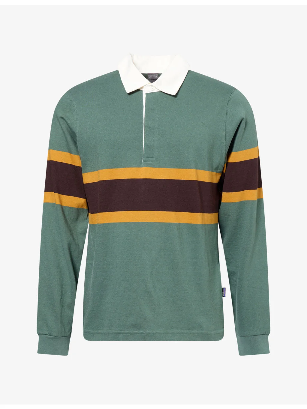 Stripe Long-Sleeve Cotton-Jersey Rugby Shirt - 1