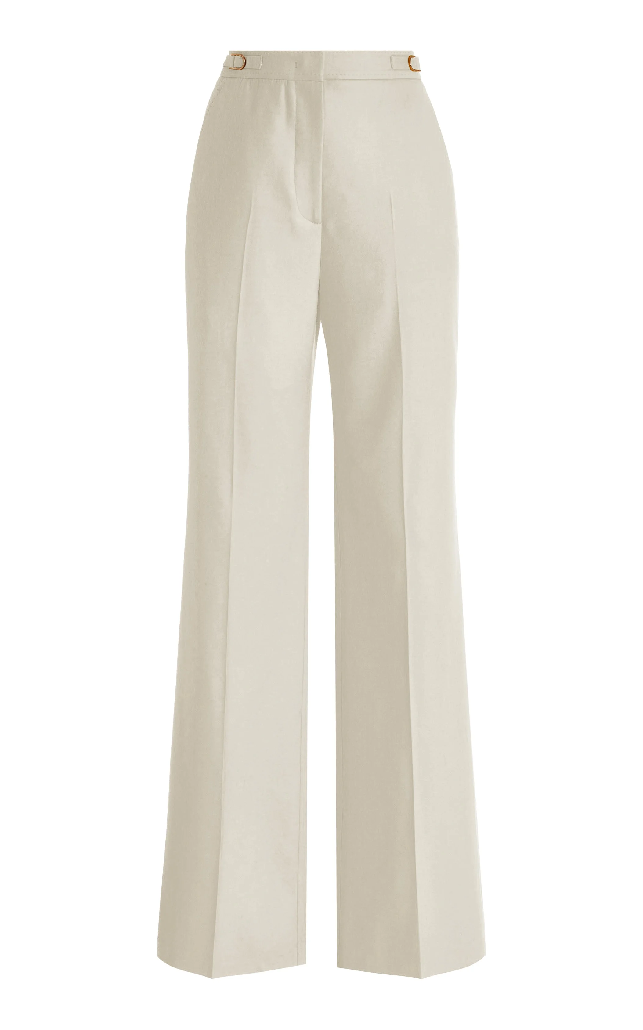 Vesta Pant 에 Ivory 모직 - 1