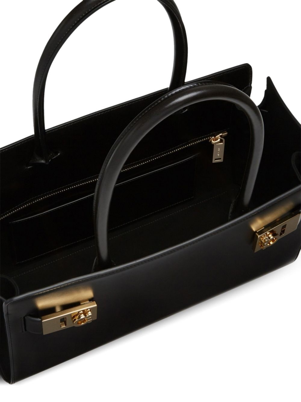 medium Gancini leather tote - 5