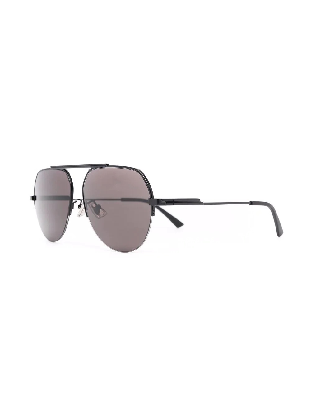 half-rim aviator-frame sunglasses - 2