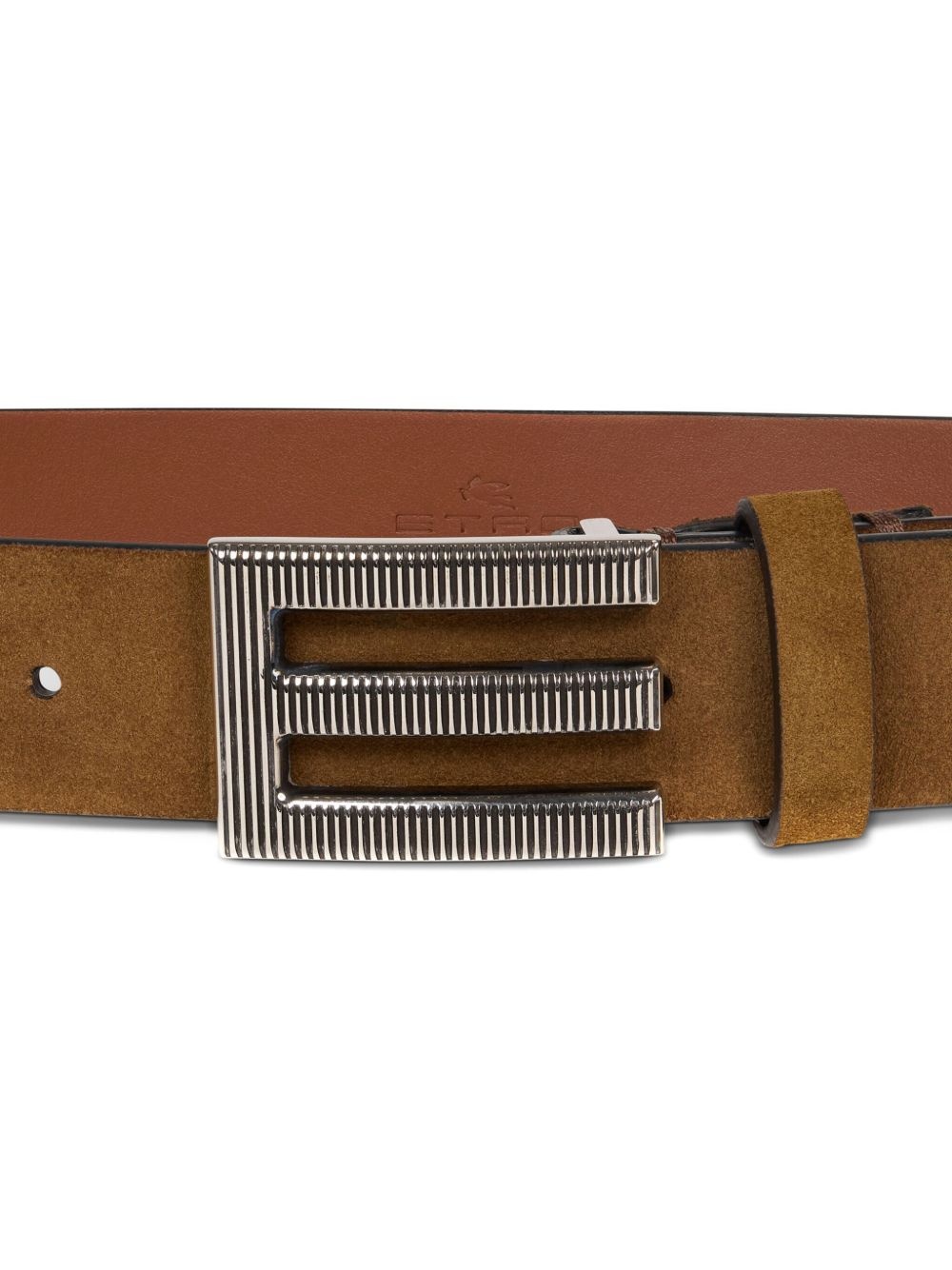 monogram-buckle belt - 2