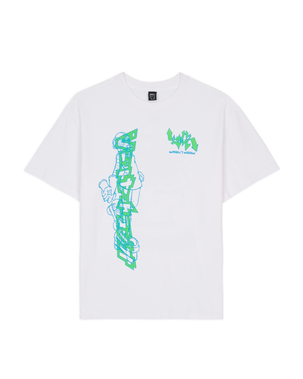 Brain Dead x Sega: Jet Set Radio T-shirt - White - 1