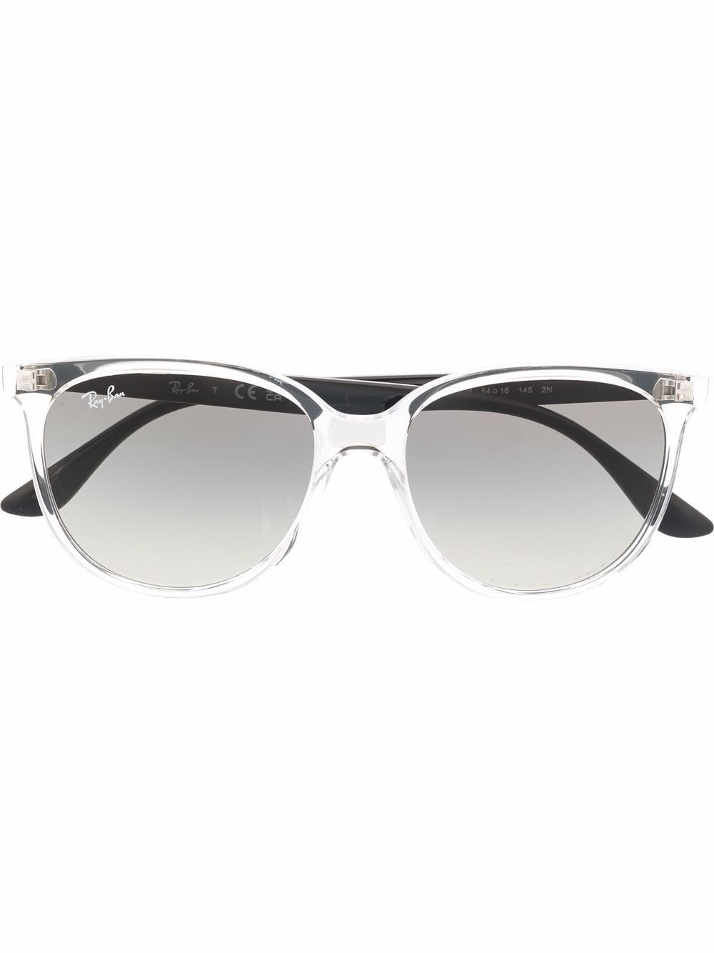 round-frame gradient sunglasses - 1