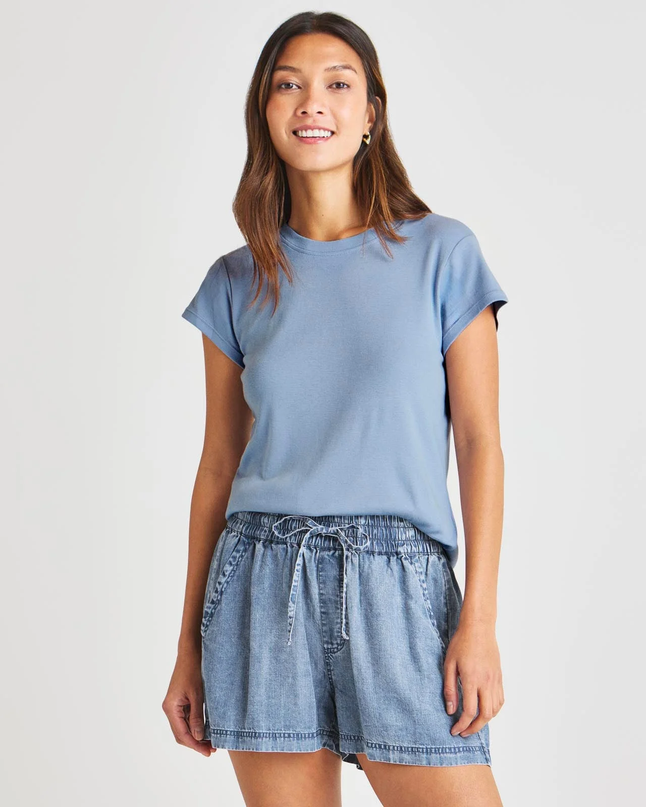 Faye Crewneck Tee - 1