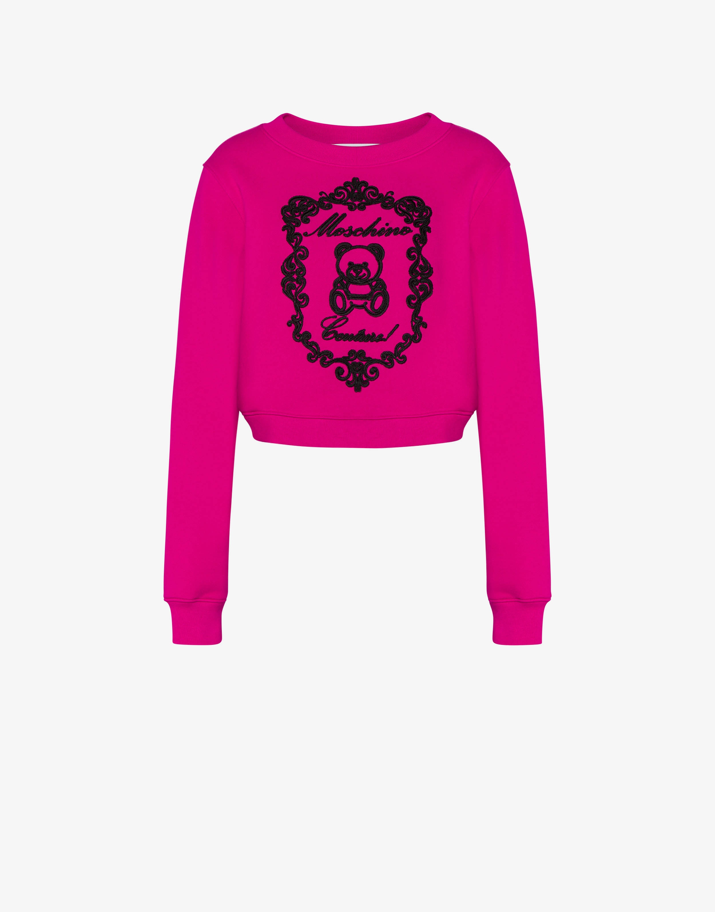 TEDDY EMBROIDERY ORGANIC COTTON SWEATSHIRT - 1
