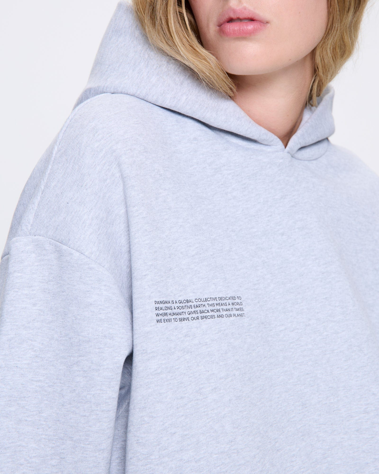 Womens 365 Heavyweight Hoodie - Grey Marl - 4
