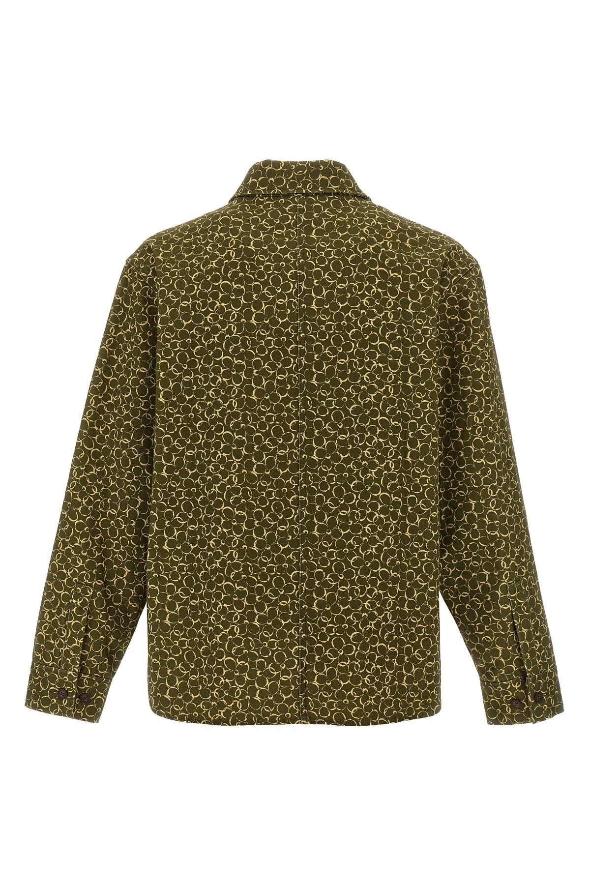 Floral print overshirt - 3