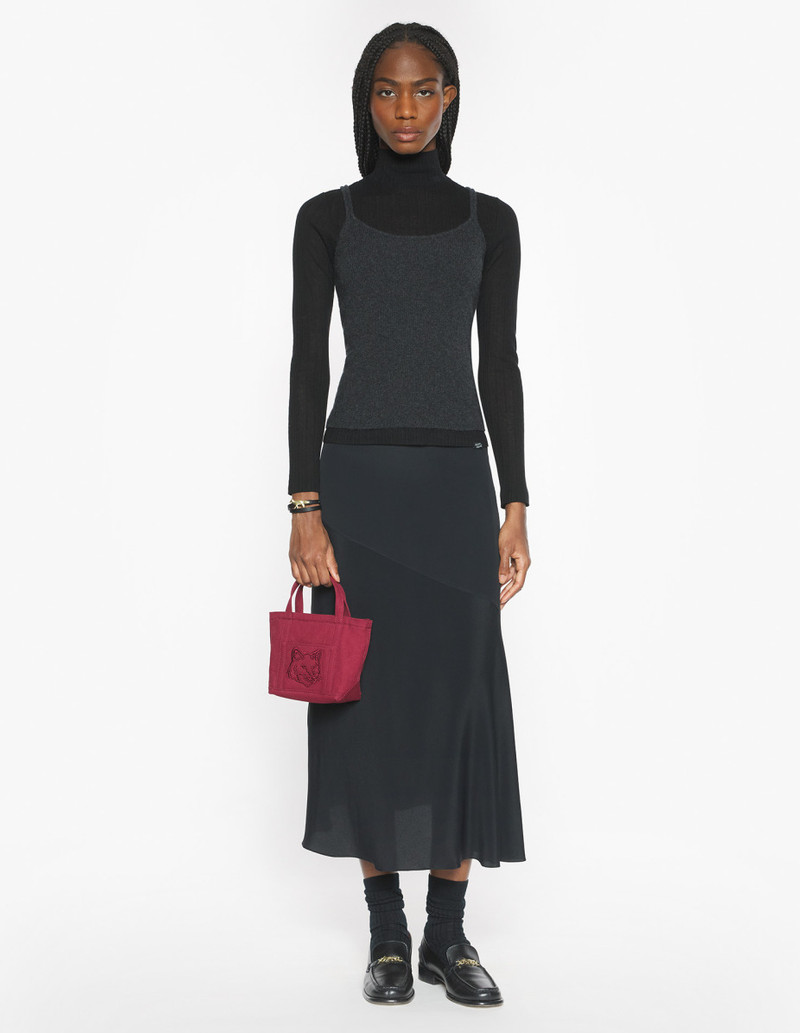Maison Kitsuné FINE RIB CASHMERE TANK TOP outlook