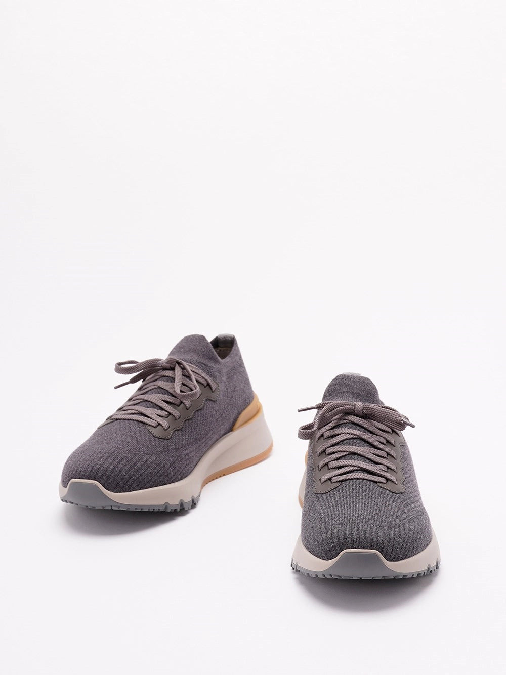 Brunello Cucinelli Men Knit Sneakers - 2