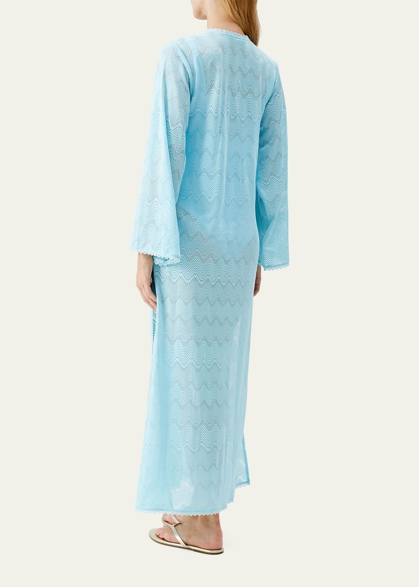 Kimberly Zig-Zag Kaftan Coverup - 3