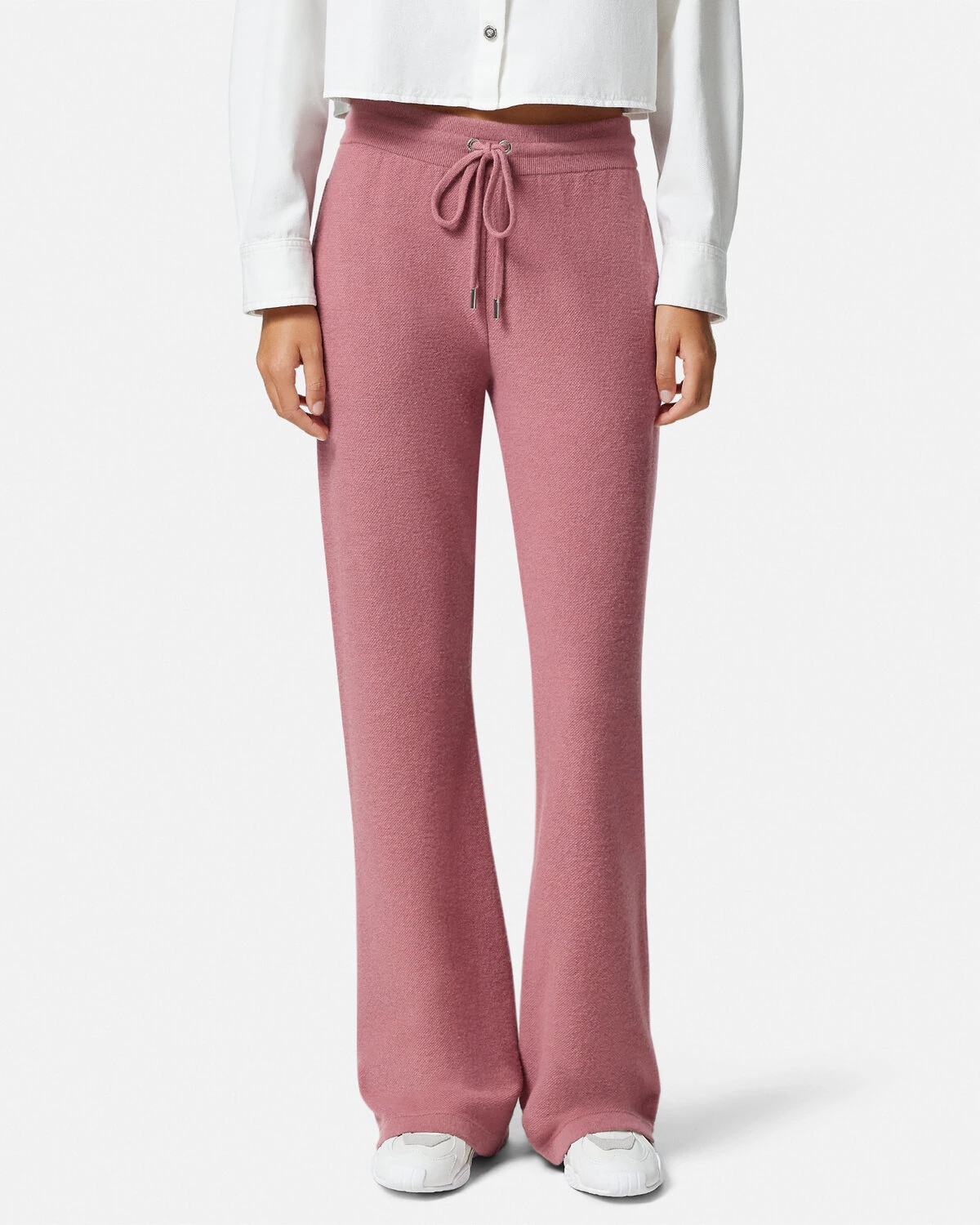 Wool-Blend Flared Towel Pants - 4