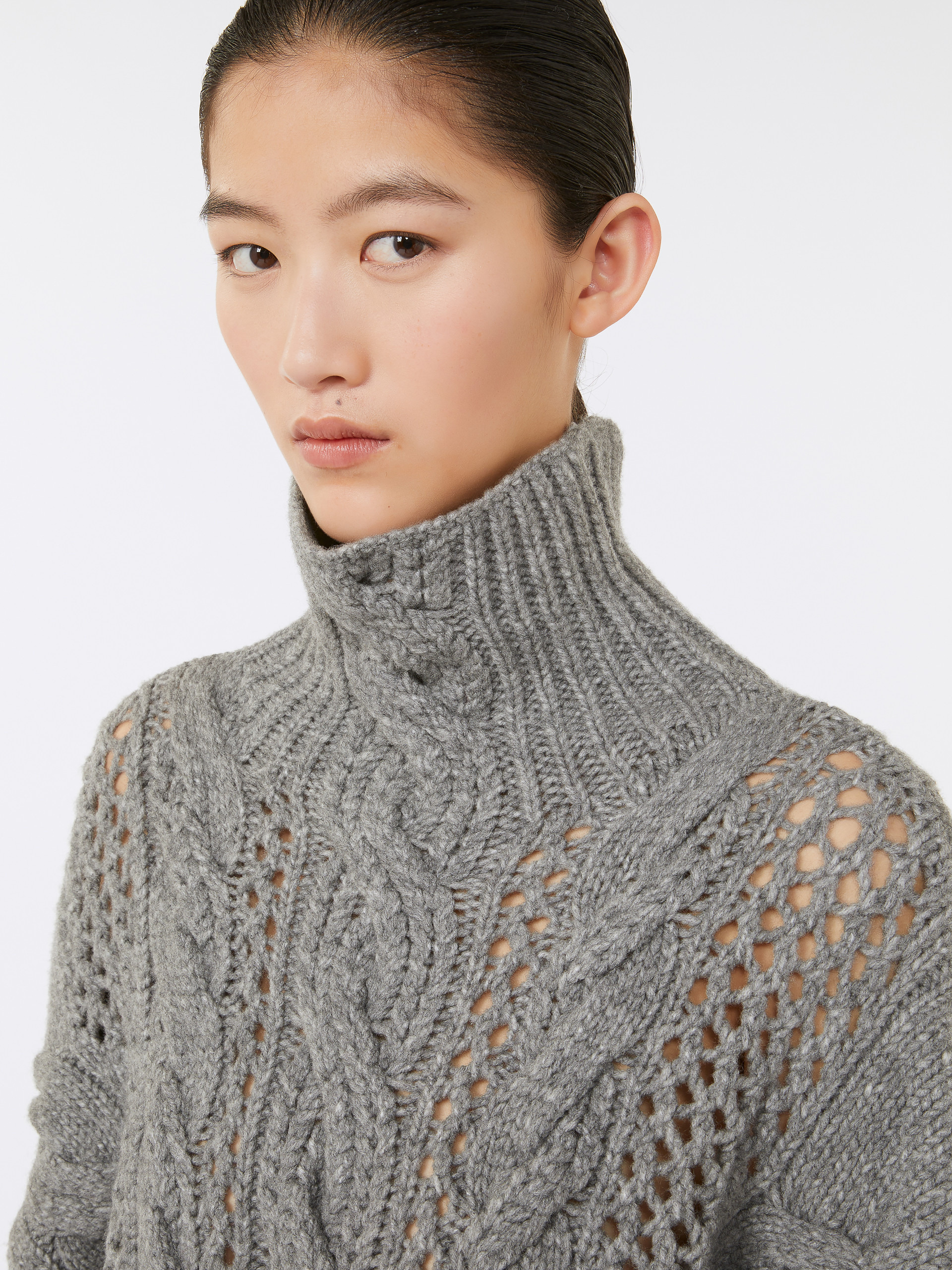 CALCO Oversized cable-knit sweater - 5