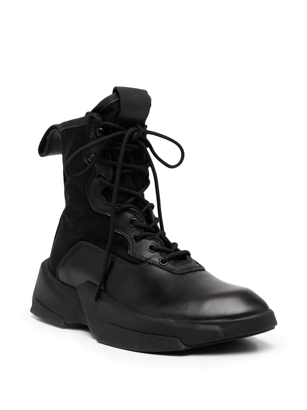 lace-up sneaker ankle boots - 2