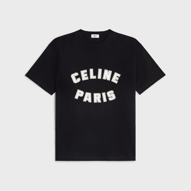 loose celine paris t-shirt in cotton jersey 1