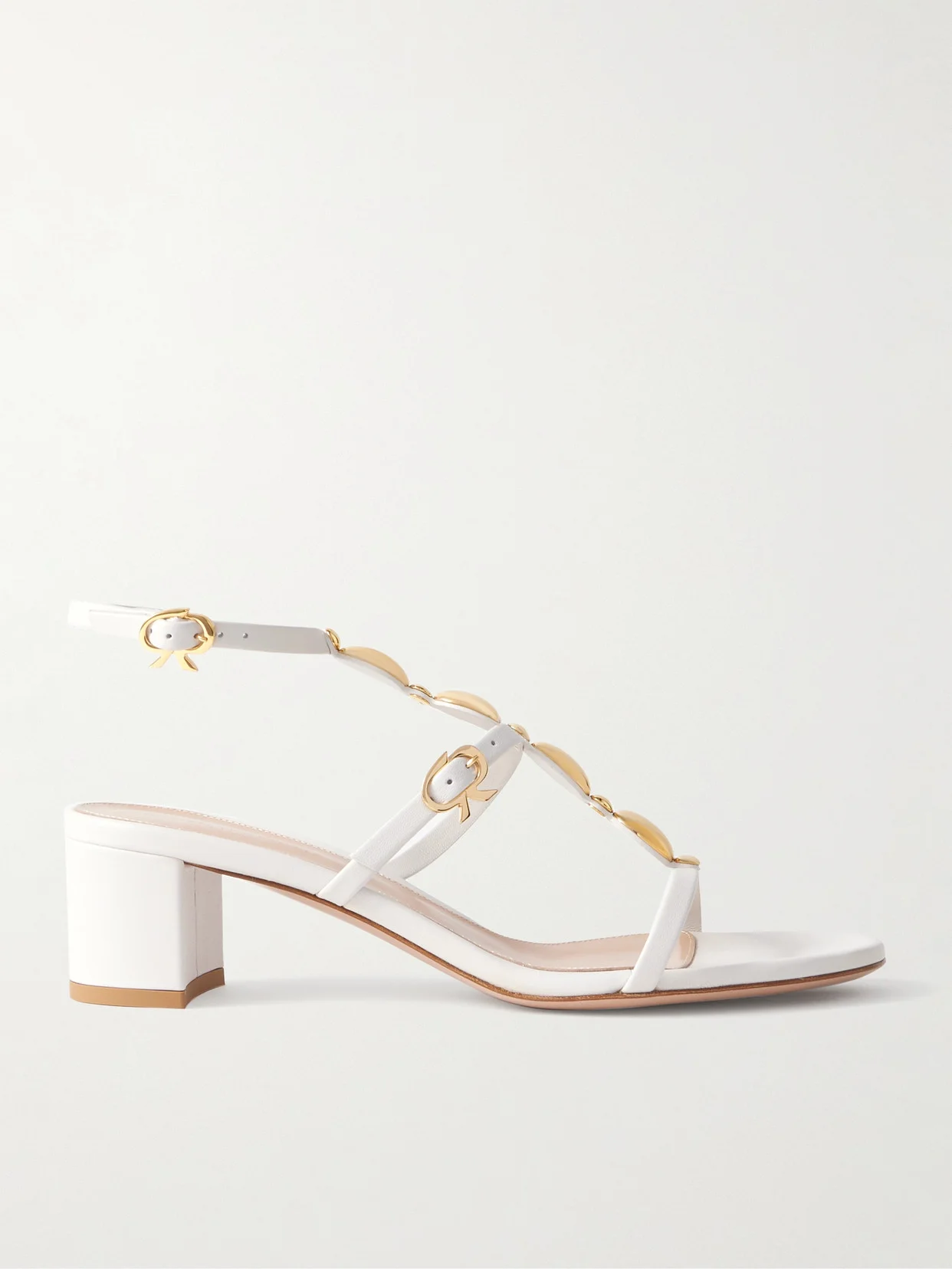 Kalinda 55 Embellished Leather Sandals - 1