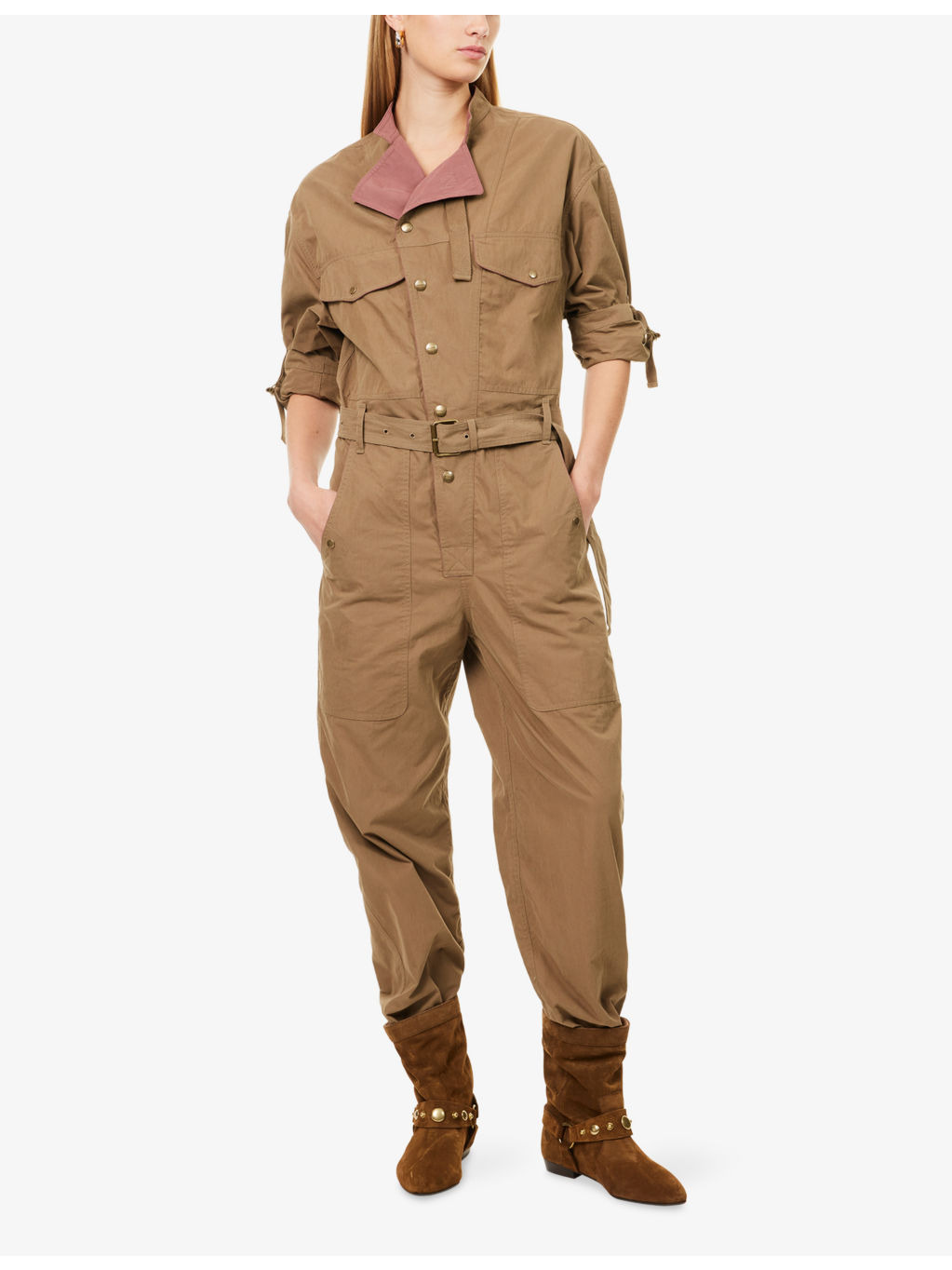 Dahona Cotton-Poplin Jumpsuit - 2