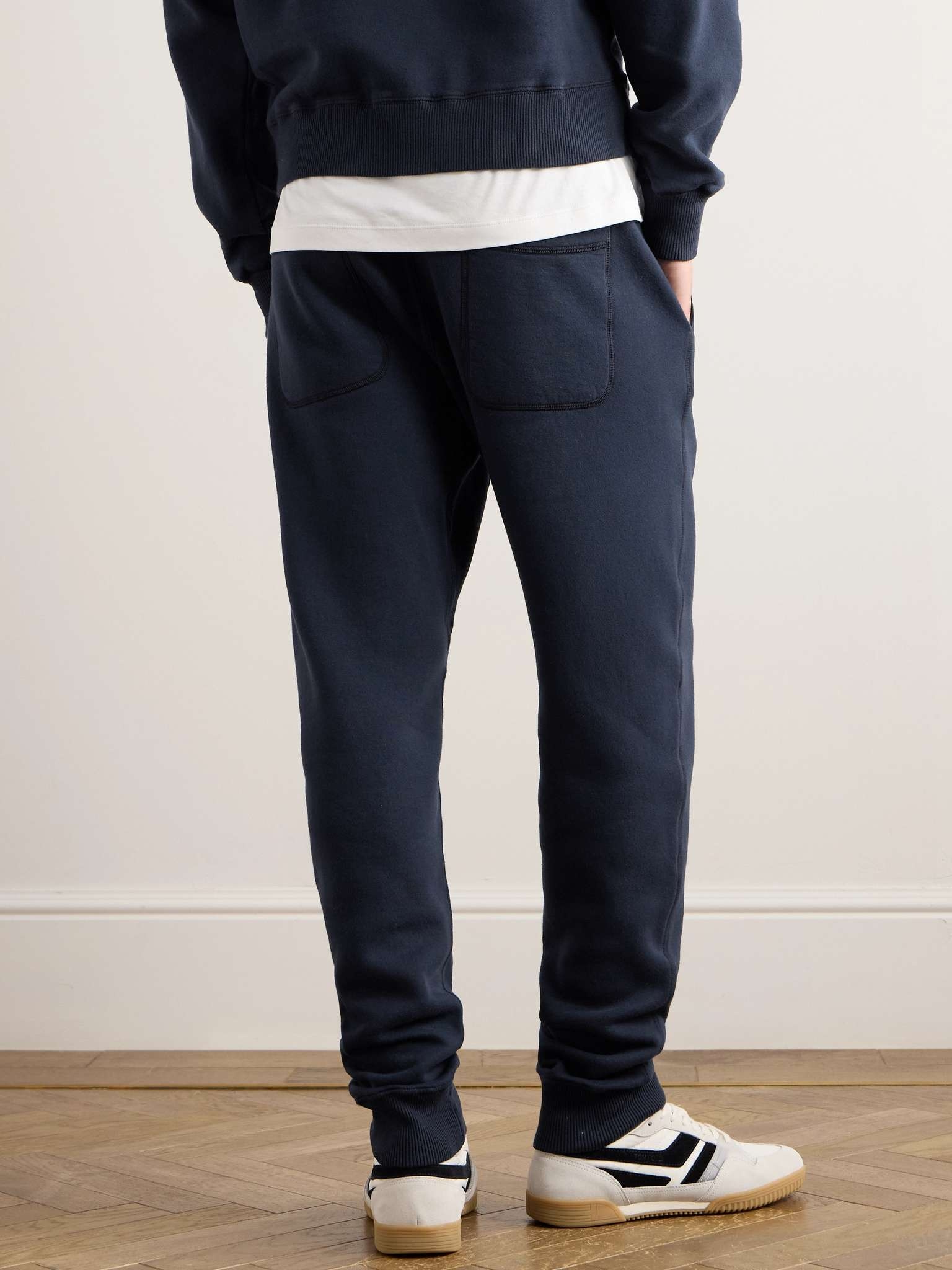 Tapered Garment-Dyed Cotton-Jersey Sweatpants - 4