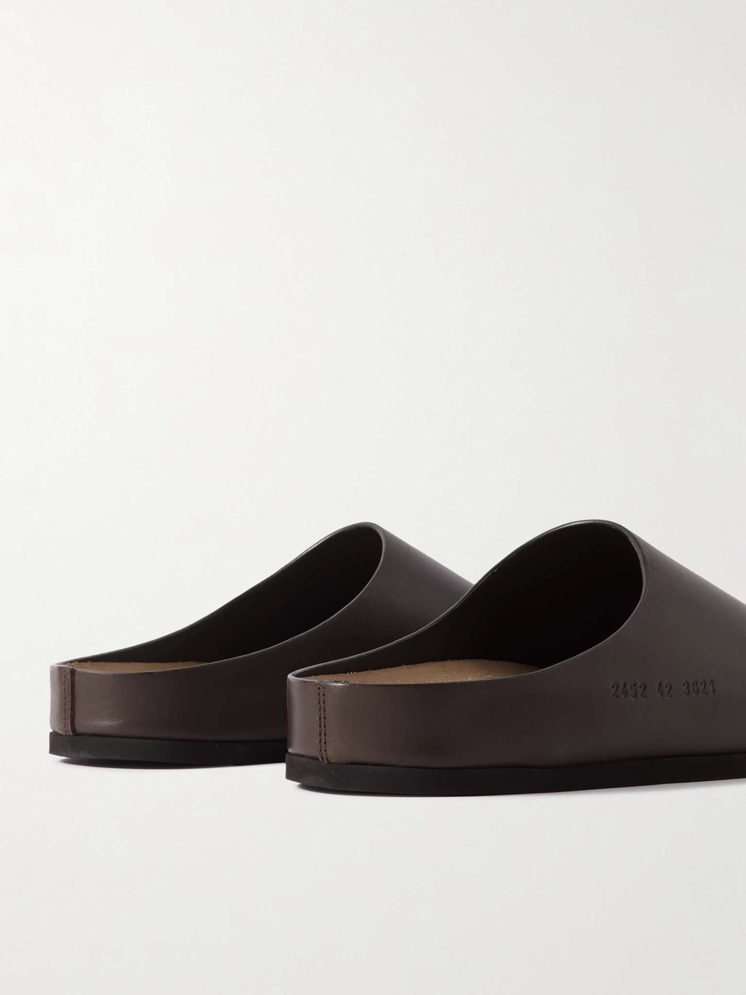 Leather Clogs - 5