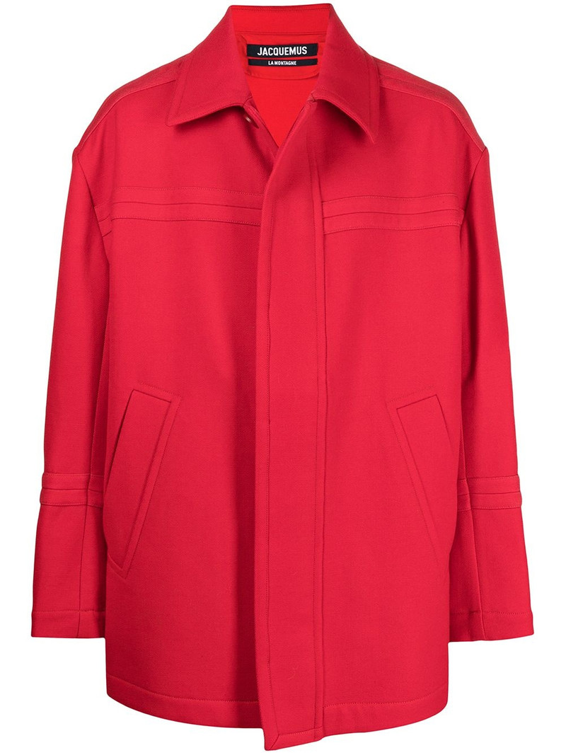 oversized straight-fit jacket 1