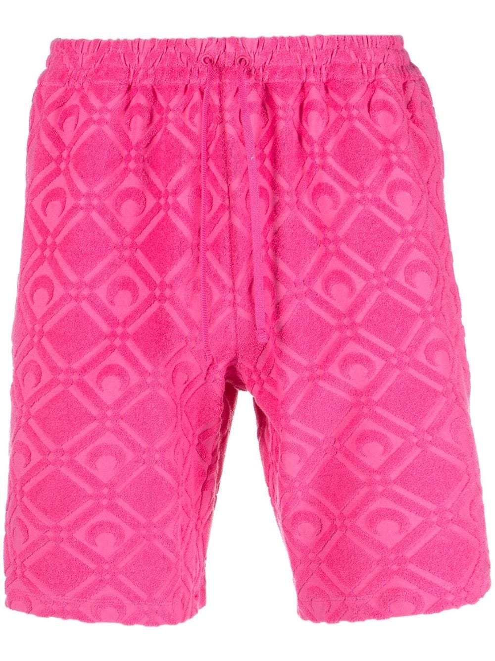 crescent moon print shorts - 1