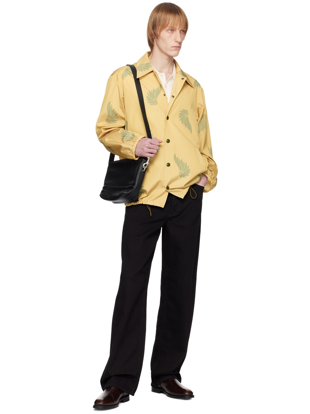 Khaki Graphic Jacket - 4