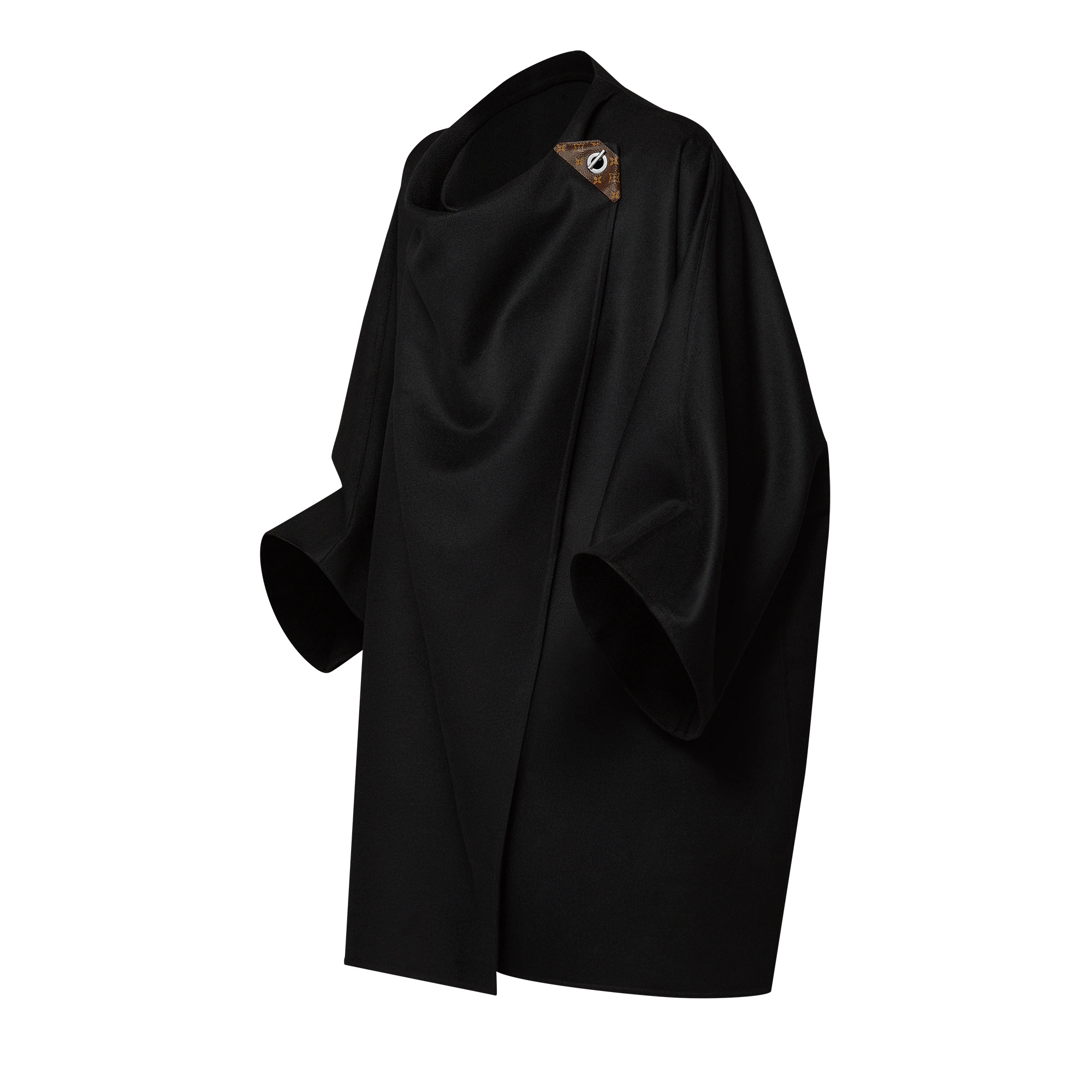 Drape Front Coat - 2