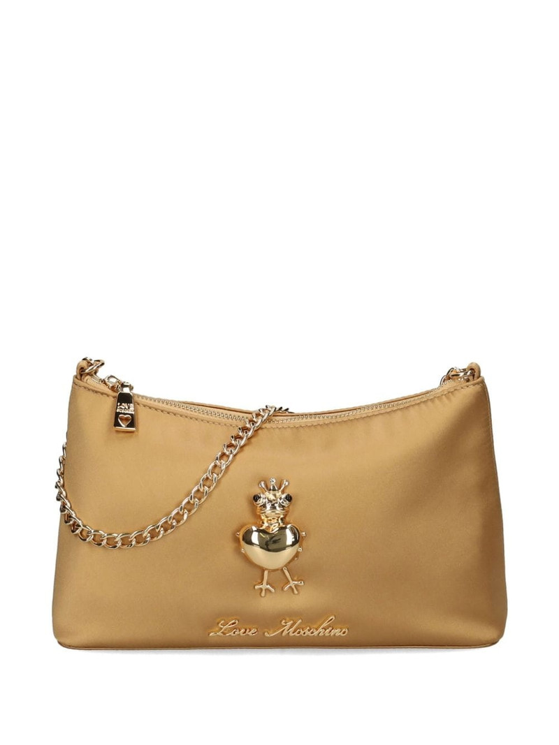 logo-plaque shoulder bag 1