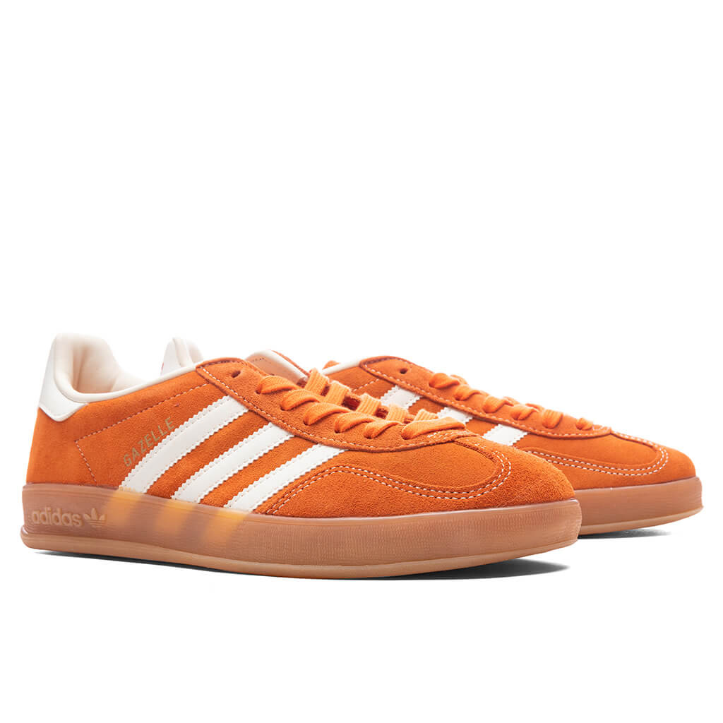 GAZELLE INDOOR - ORANGE/OFF WHITE/GOLD METALLIC - 2