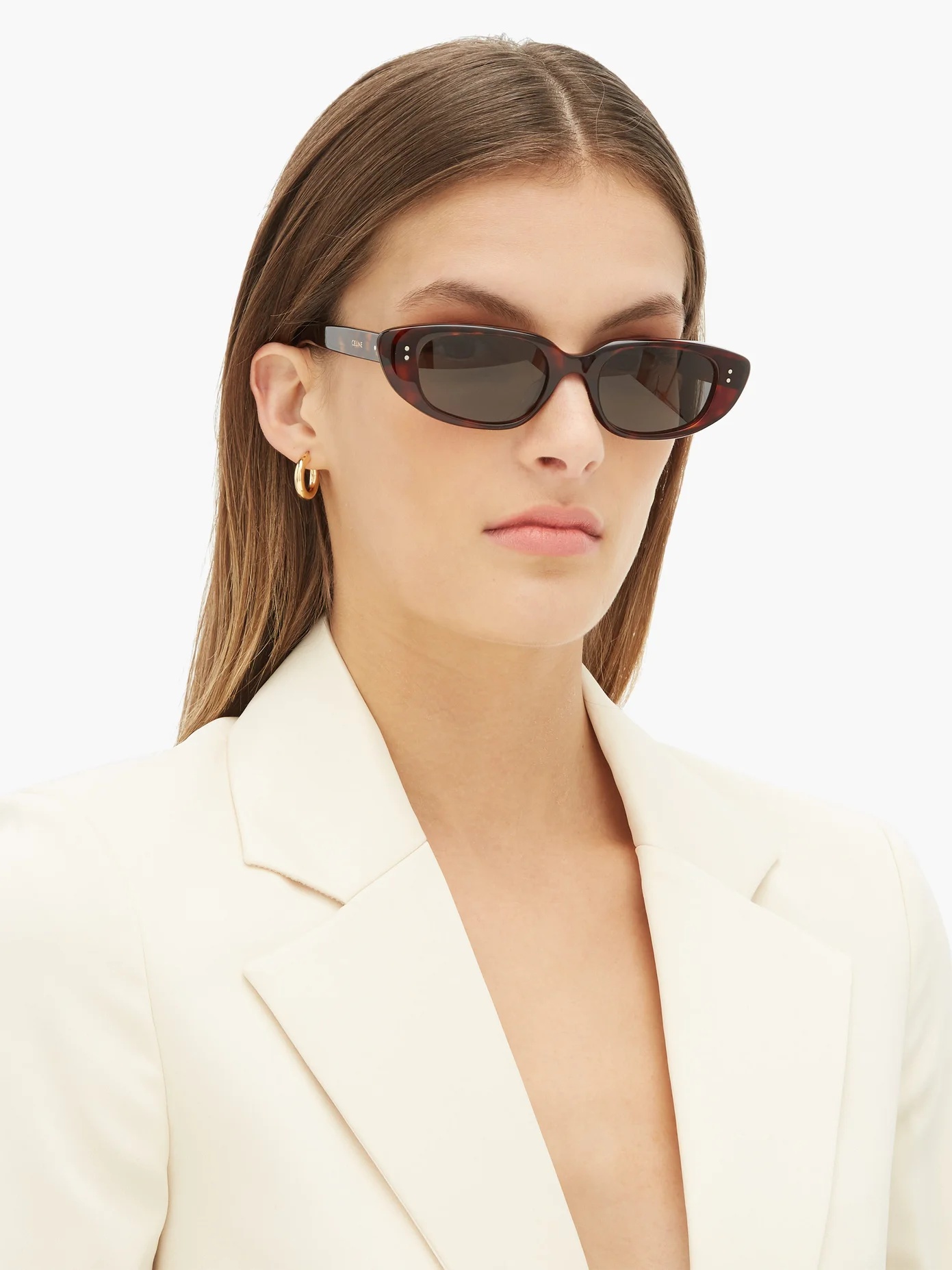 Oval acetate sunglasses - 2