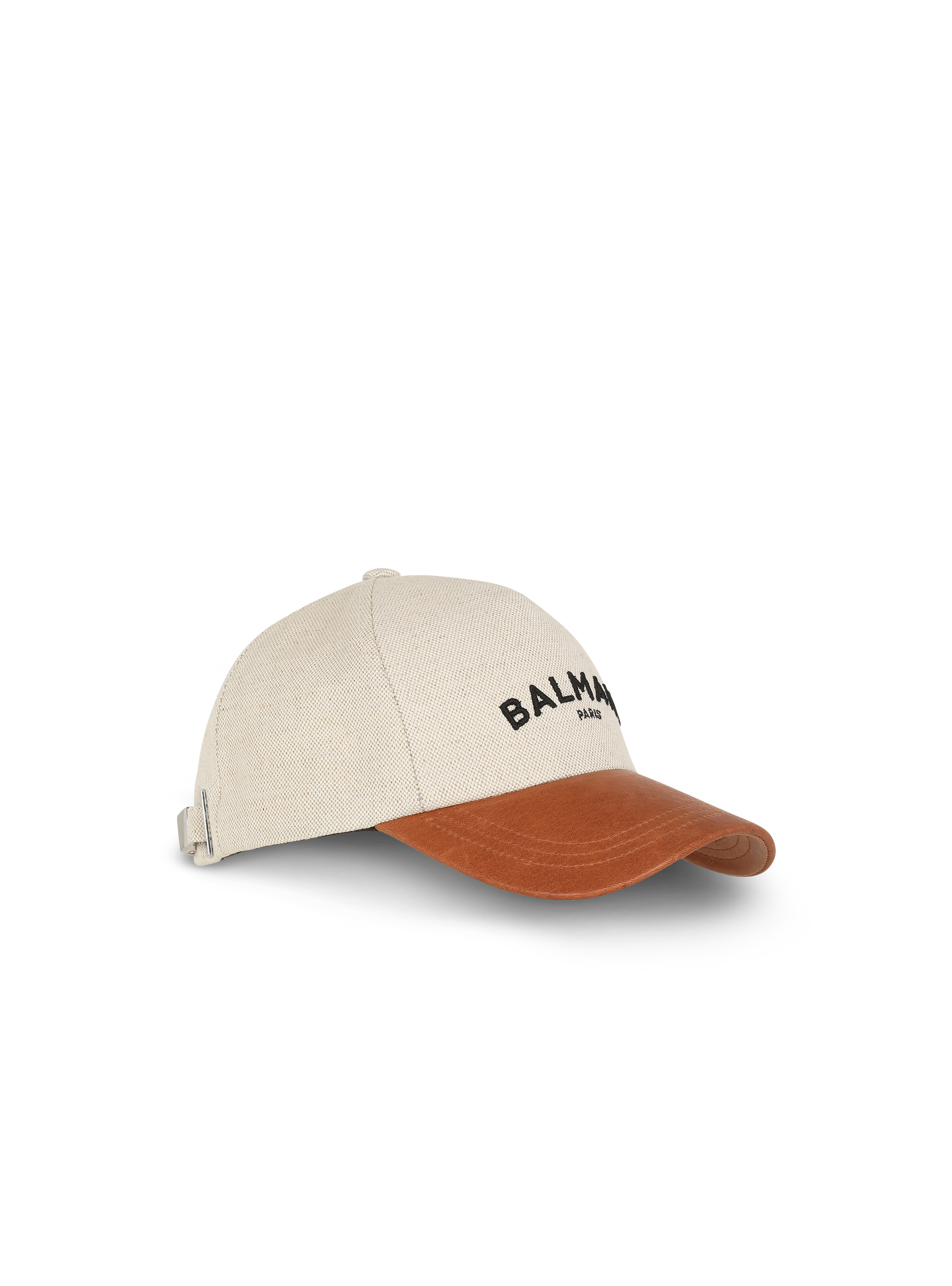 Cotton cap with Balmain logo - 3