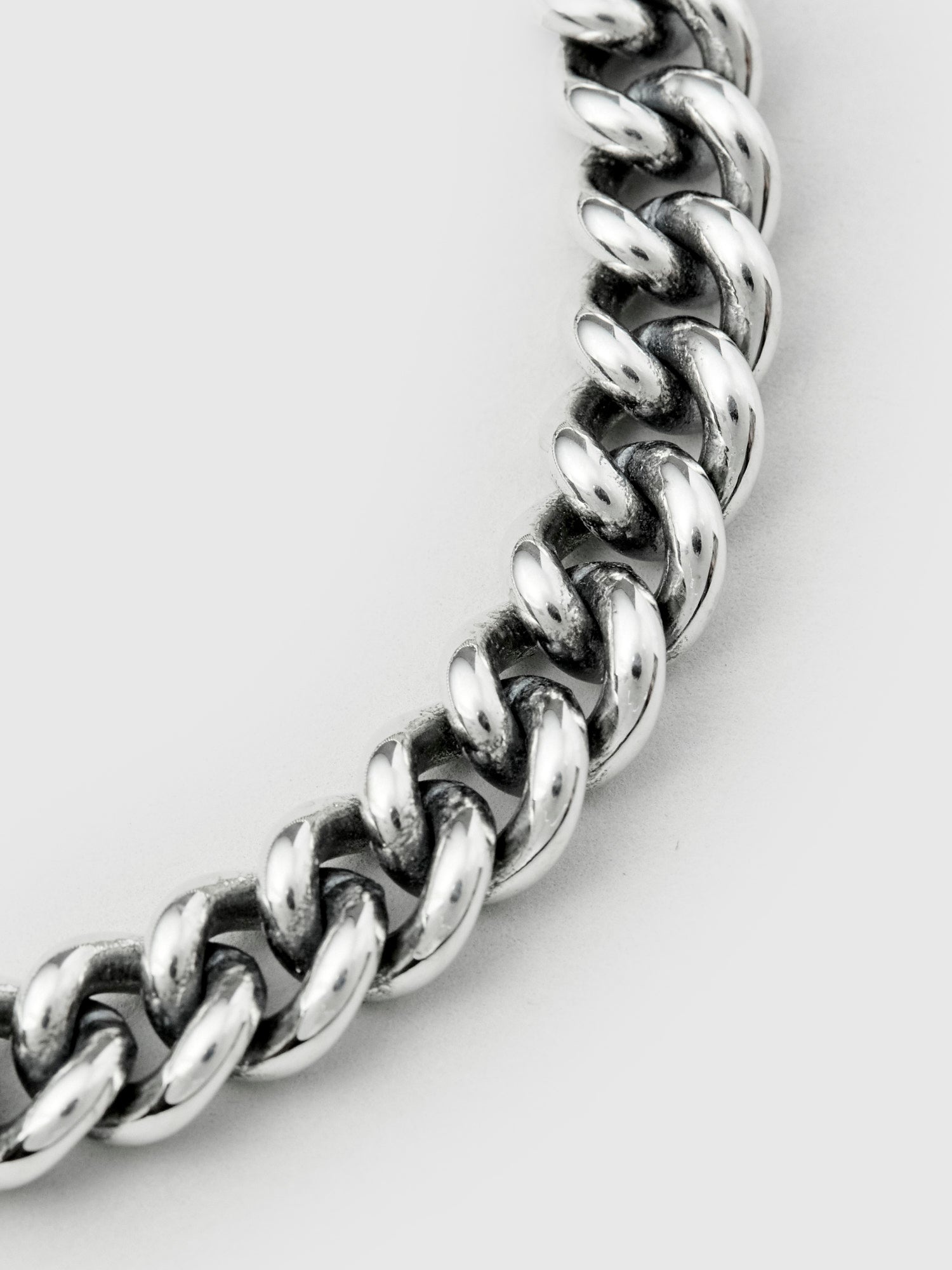 Curb Chain Bracelet Size A in Sterling Silver - 4