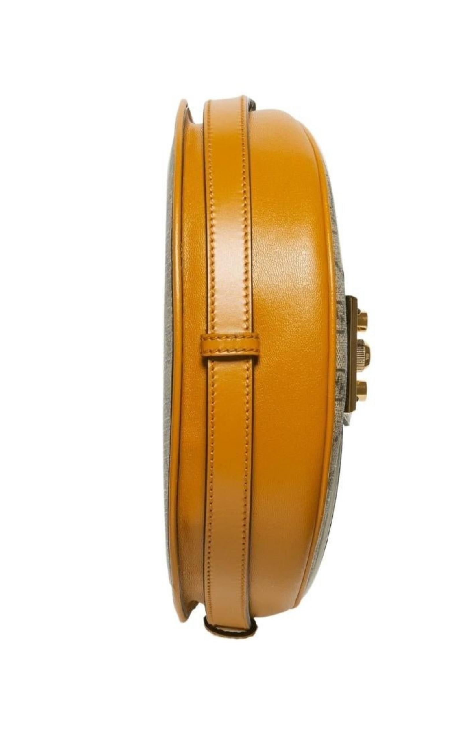 Natural Padlock GG Small Leather Shoulder Bag - 4