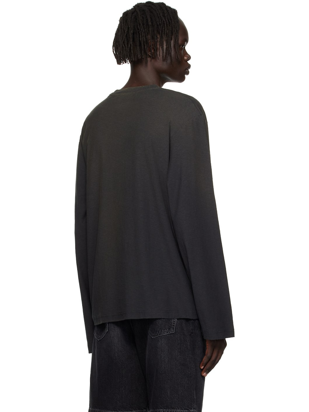 Black Logo Relaxed Fit T-shirt - 3