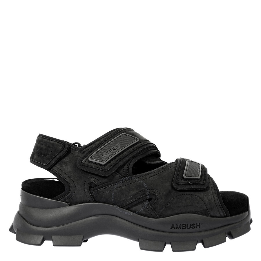 Ambush Men's Black Trek Strap Sandals - 1