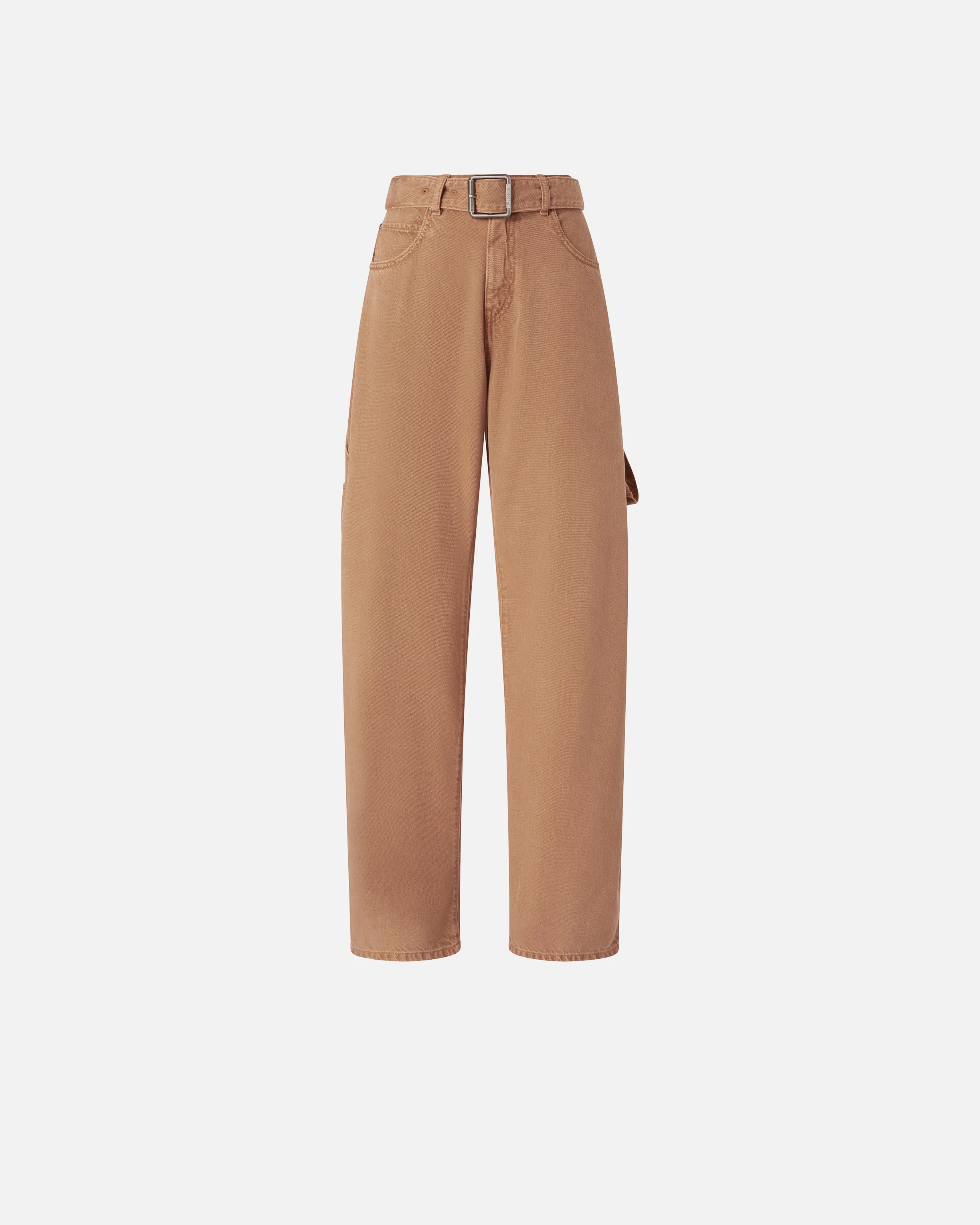 DENIM BALLOON TROUSERS WITH WORKWEAR DETAILS - 1