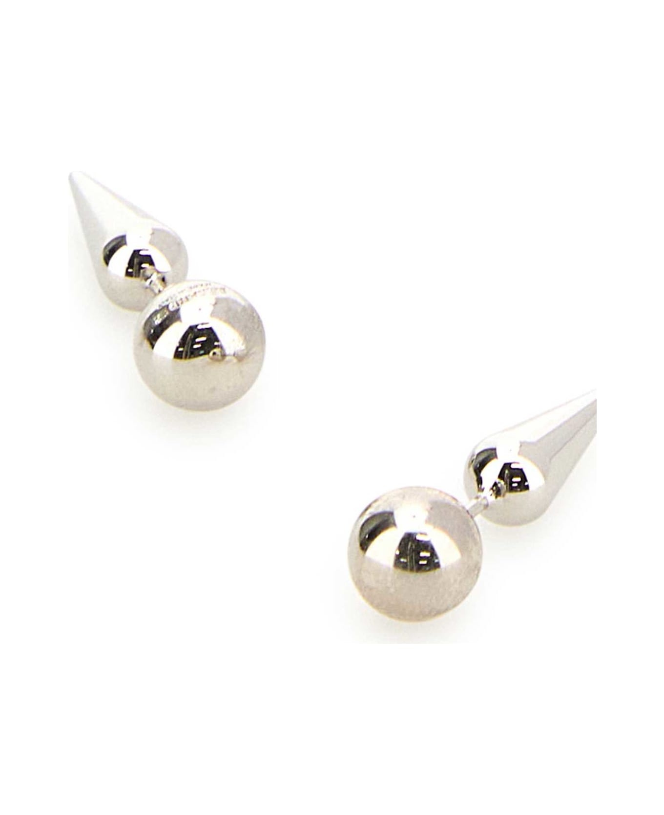 Silver Metal Earrings - 2