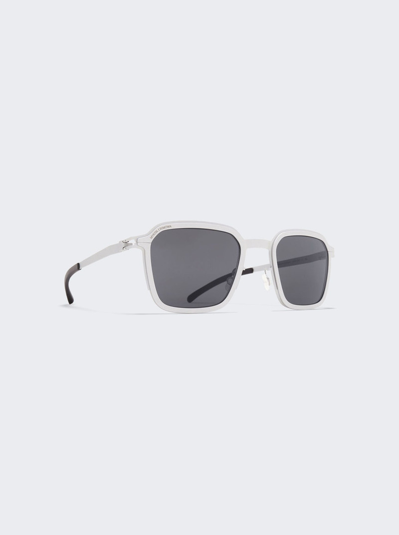 MYKITA X Rimowa Heritage Mr002 Sunglasses White Silver outlook