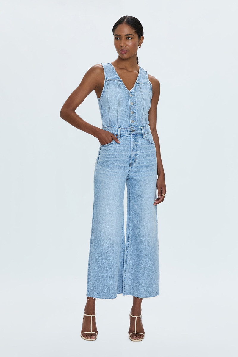 ARIA CROPPED FITTED VEST JUMPSUIT - PRIORITY 7