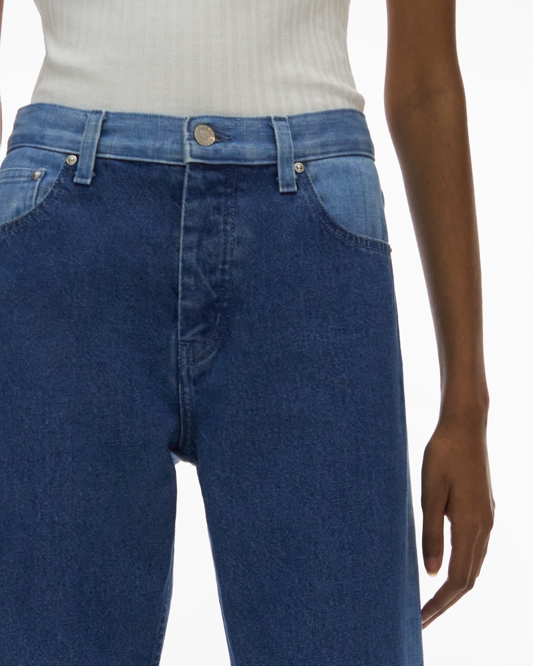 PIECED STRAIGHT PANT - 7