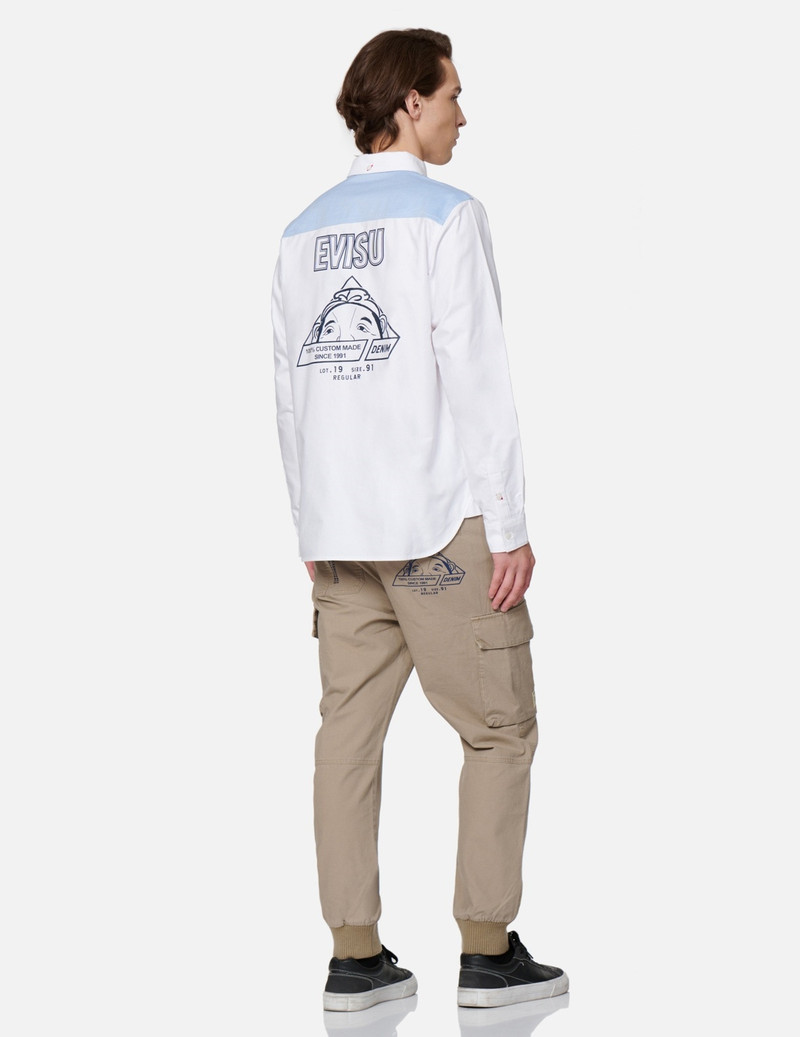 HIDE-AND-SEEK GODHEAD PRINT OXFORD SHIRT 3