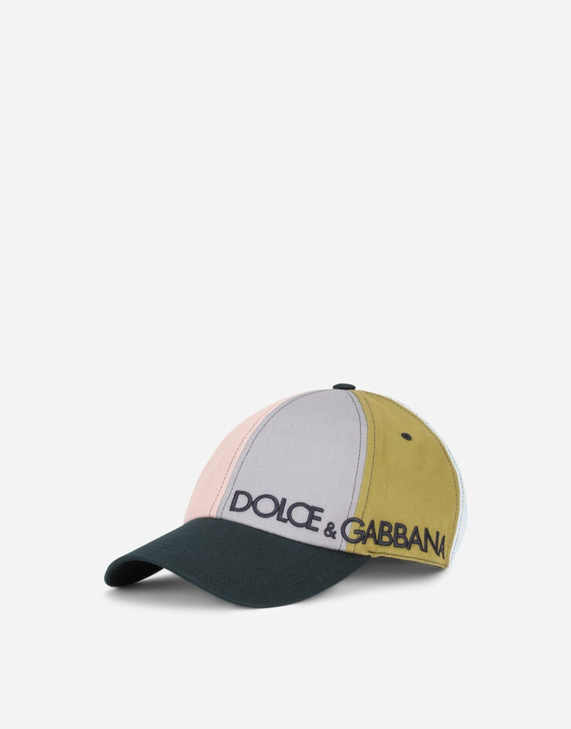 Cotton patchwork baseball cap with embroidery 1