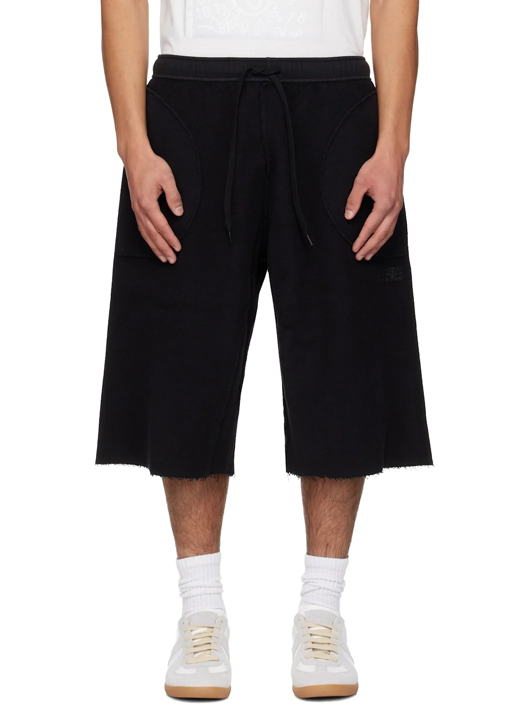 Black Inside-Out Shorts - 1