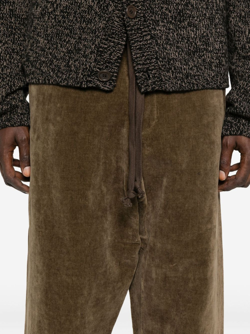 drawstring corduroy trousers 5