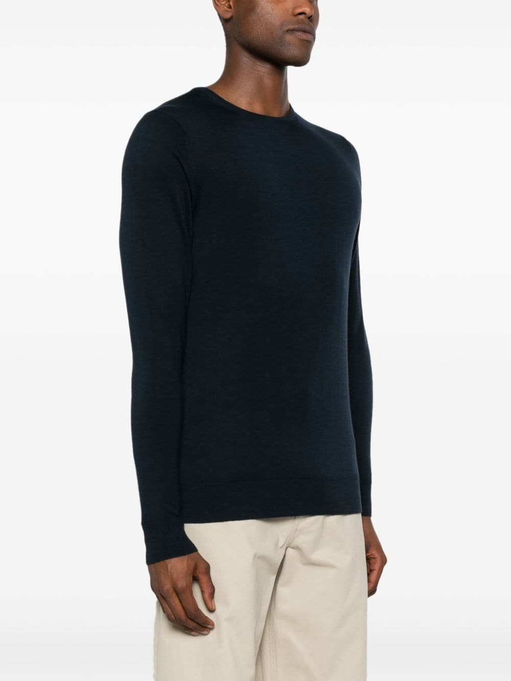 fine-knit merino jumper - 3