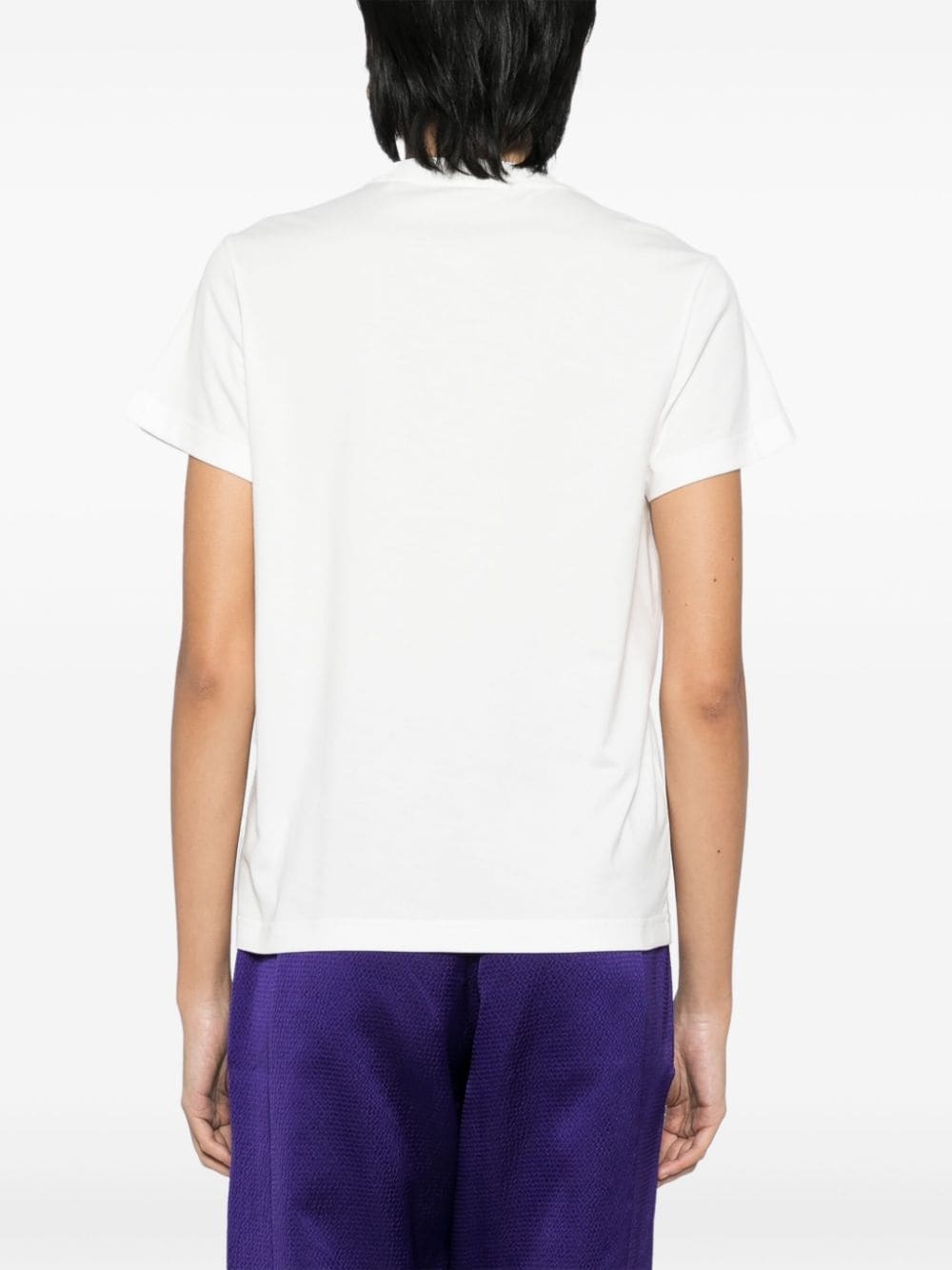 logo-print cotton T-shirt - 4