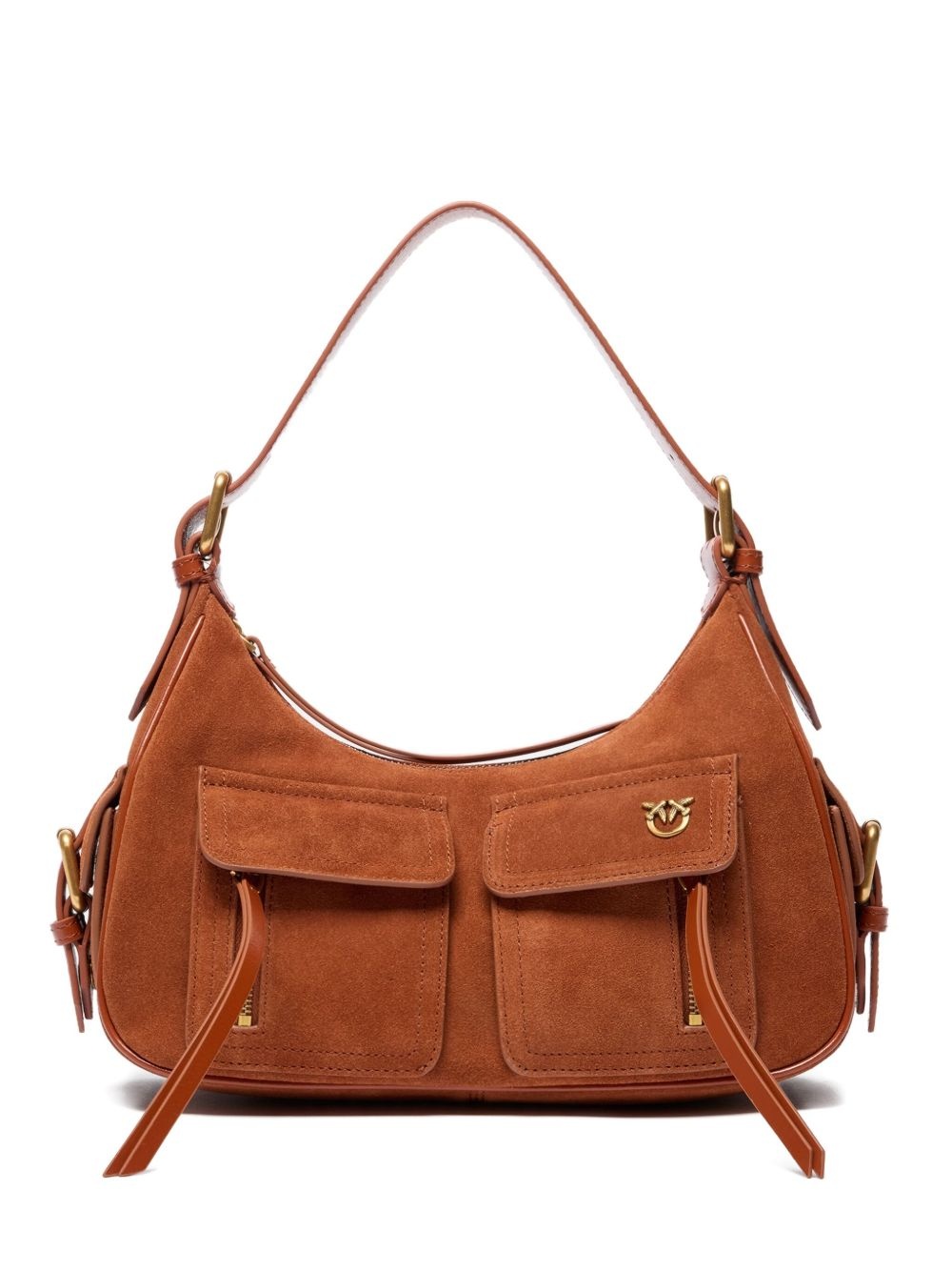 suede shoulder bag - 1