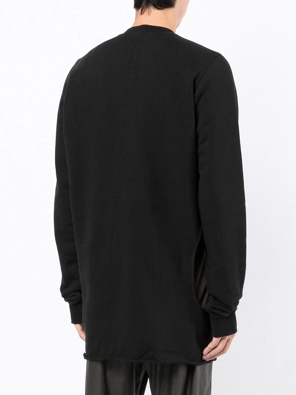 cut-out cotton sweatshirt - 4