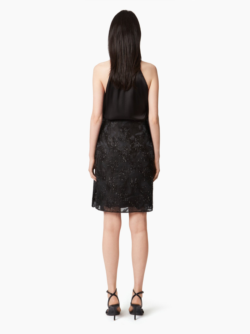 SKIRT WITH ASYMMETRICAL BOW DETAIL 4