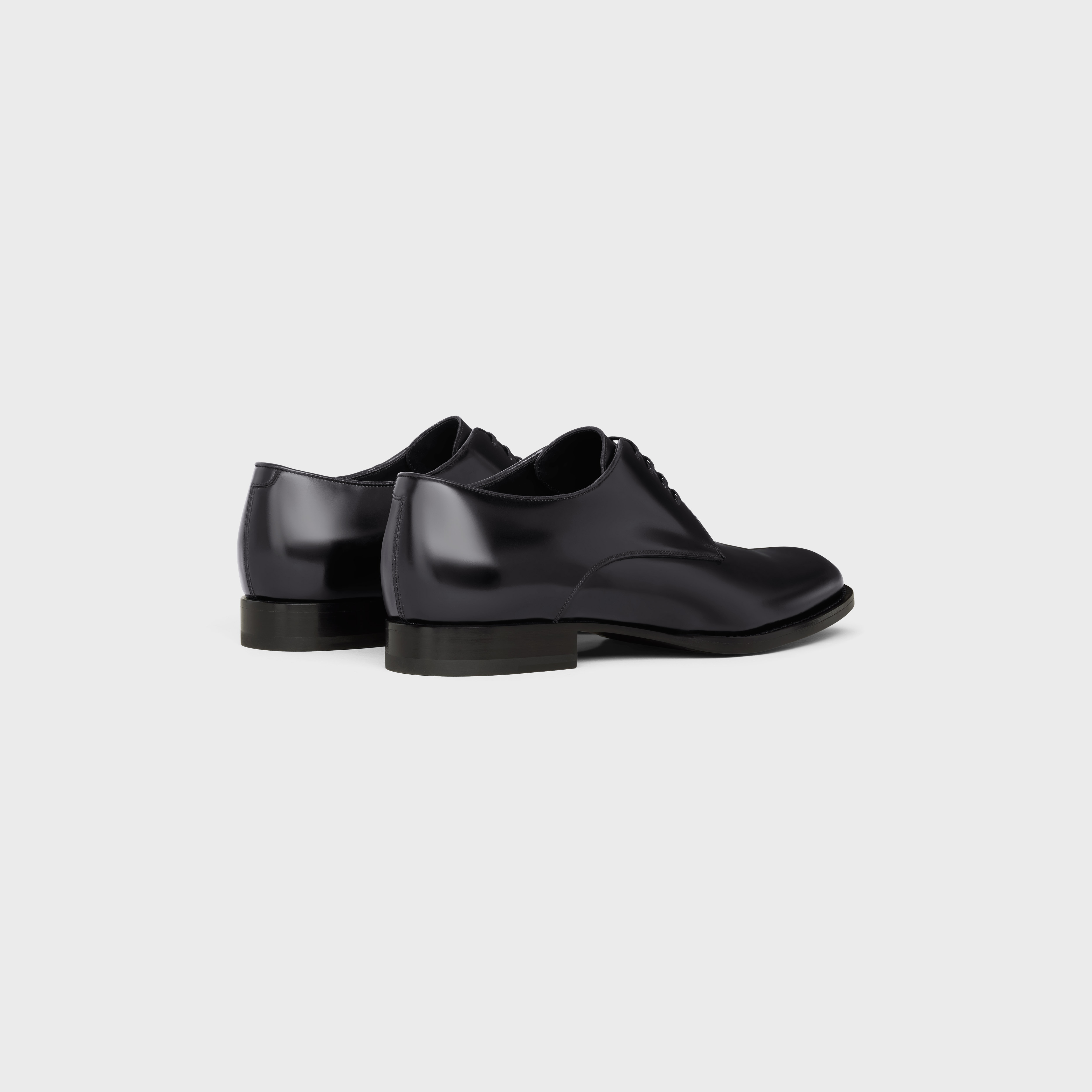 CELINE TUXEDO DERBY in POLISHED BULLSKIN - 3