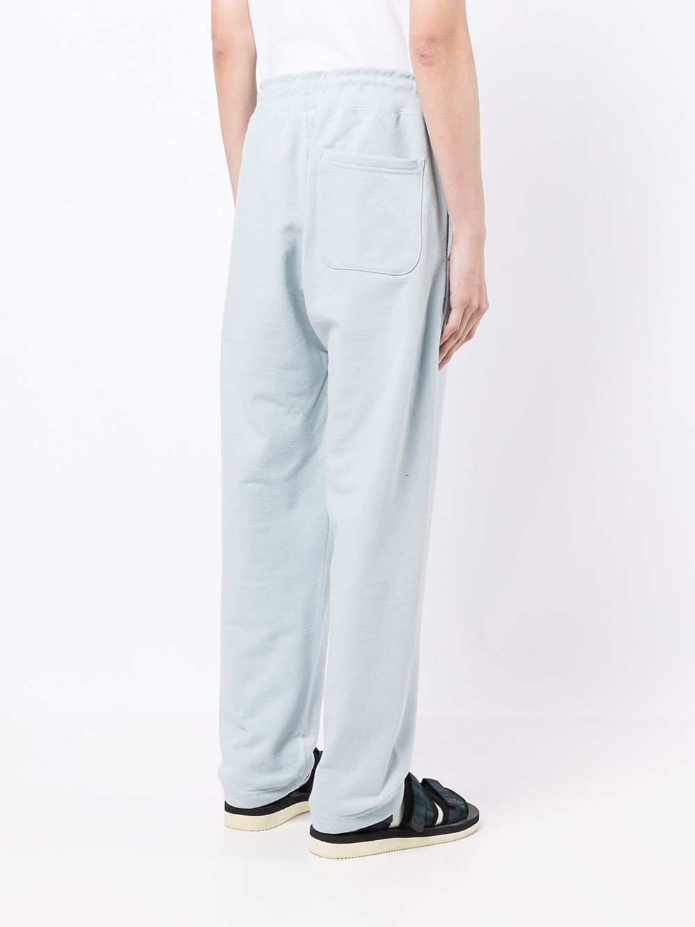 cotton straight leg track pants - 5